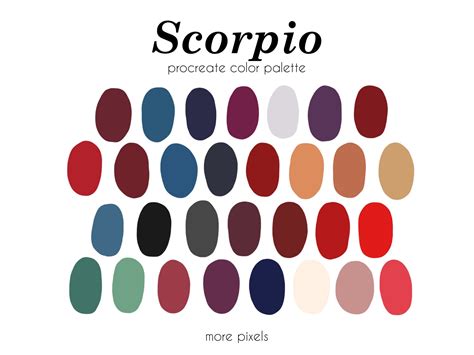 Scorpio Color Palette