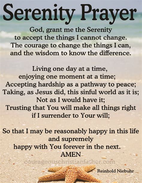 Serenity Prayer Printable Inspiration