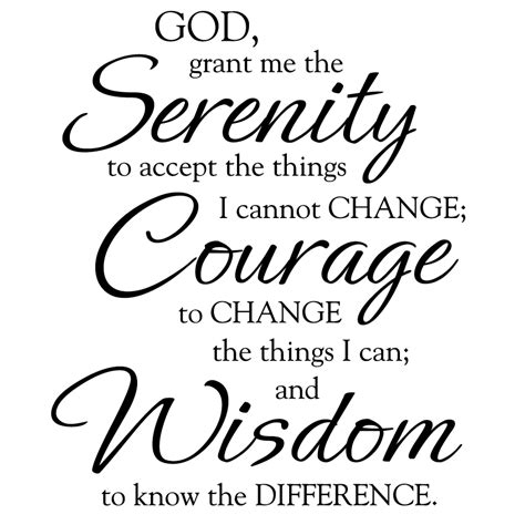 Serenity Prayer Printable Motivation