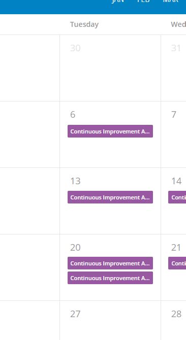 Setting Up Your ILT Calendar