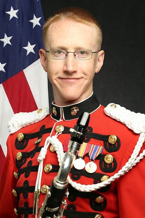 Sgt Andrew Dean with Flag