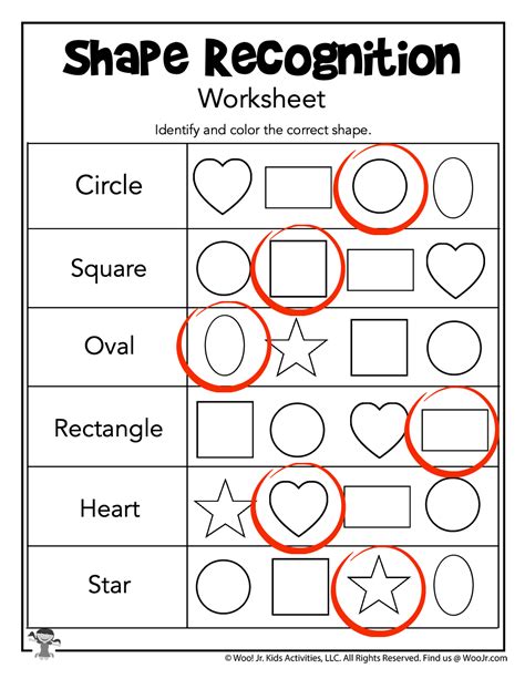 Description of Shape and Color Recognition