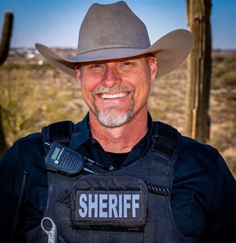 Sheriff Mark Lamb in uniform