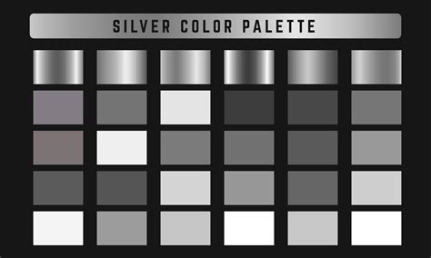 Silver Color Palette Complementary