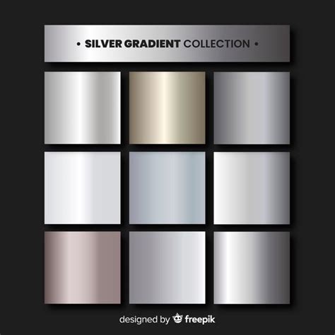 Silver Color Palettes Ideas