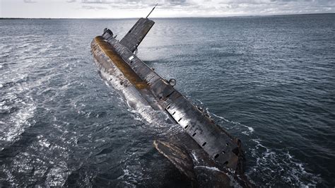 Submarine in action