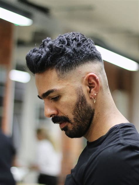 Skin Fade with Quiff style