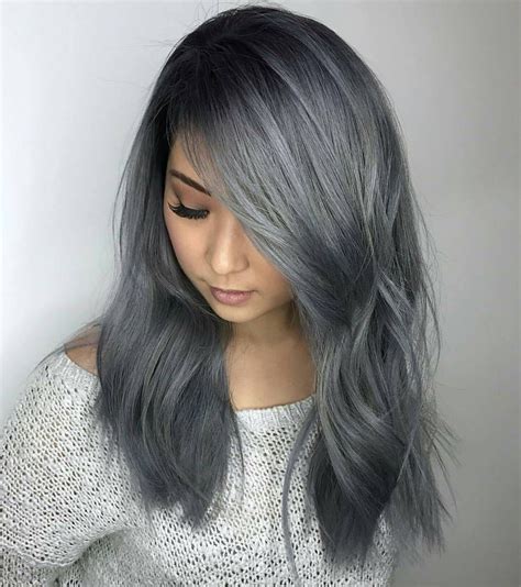 Slate Grey Hair Dye Color