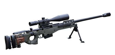 Sniper rifle with scope