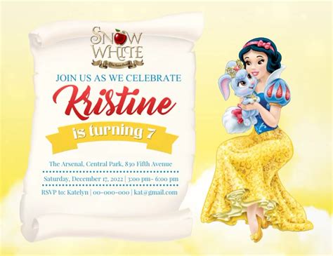 Snow White Typography