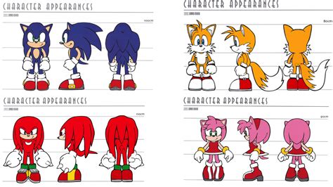 Sonic Character Designs