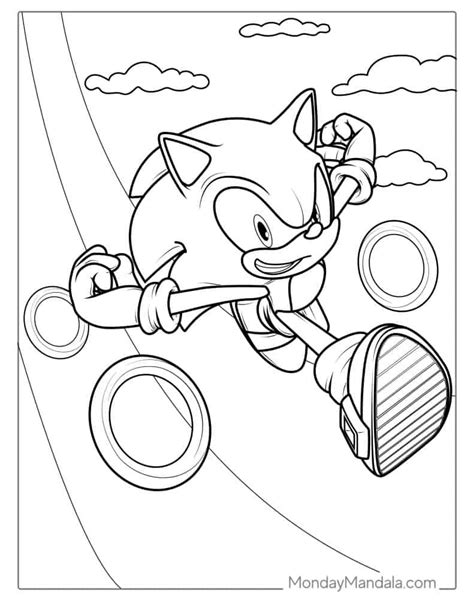 Sonic Coloring Pages