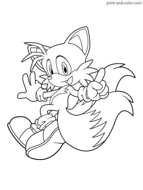 Sonic Coloring Pages for Kids