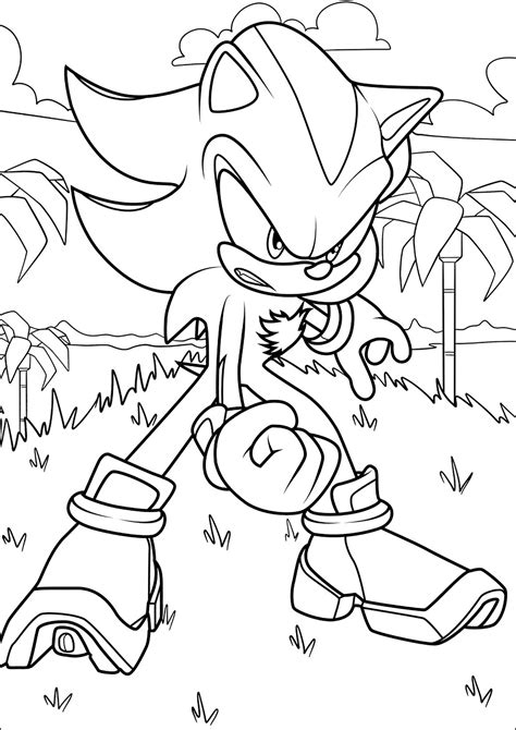 Sonic Coloring Pages