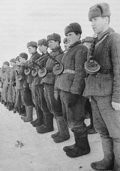 Soviet Soldiers Wearing Pustovoy Ushevik Hats