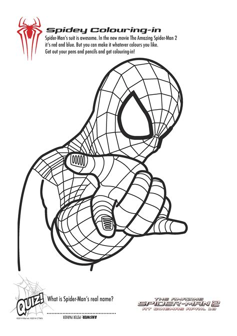 Spiderman Activity Sheets