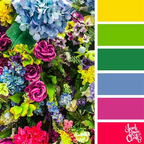 March Spring Florals Color Palette