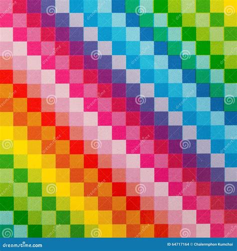 Square Rainbow Color Palette