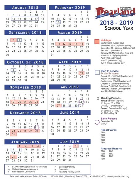 Staying Informed With Pearland Isd Calendar