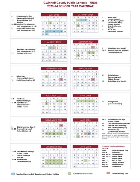 Staying Informed with Gwinnett School Calendar