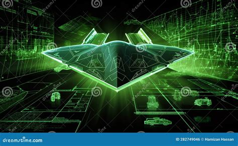 Stealth Bomber Angular Designs