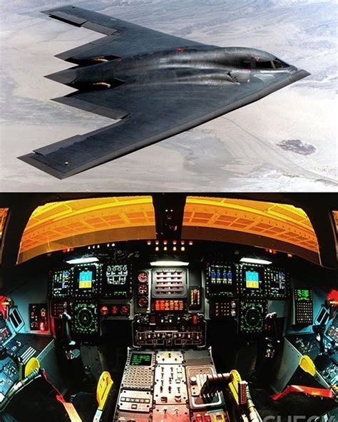 Stealth bomber cockpit