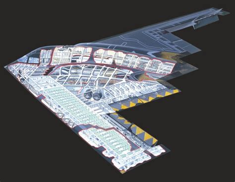 Stealth Bomber Internal Structures