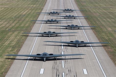 Stealth bomber on runway