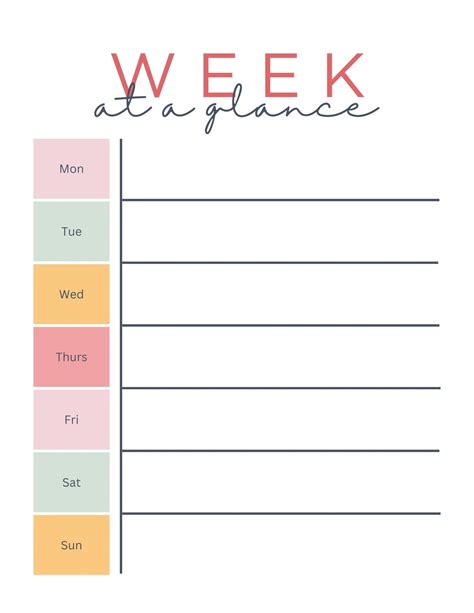 Steps to Create Your Own Free Printable Planner Template