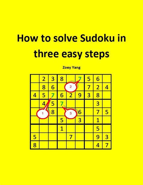 Steps to Solve Sudoku Puzzles