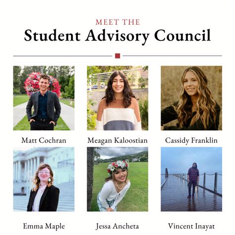 Student Advisory Council Benefits