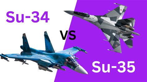 Su-34 Comparison