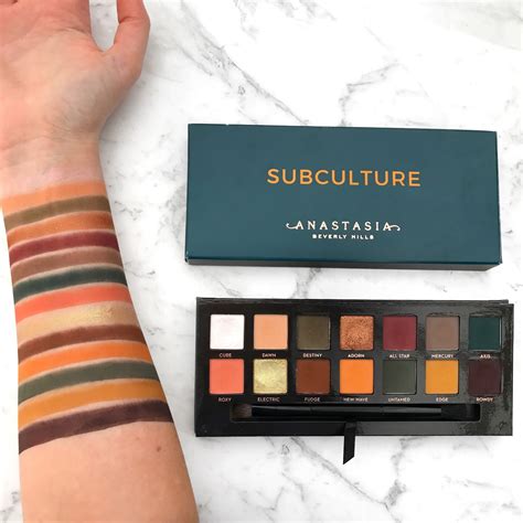 Anastasia Subculture Palette Lookbook