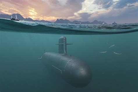 Submarine in Port