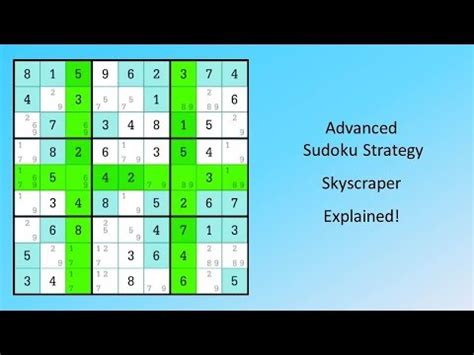 Description of Sudoku Advanced Strategies