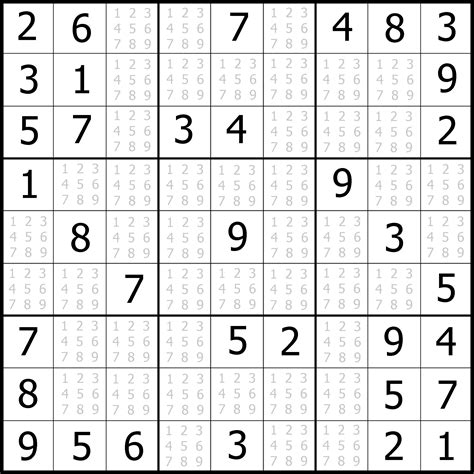 Sudoku Printable Puzzle Competitions