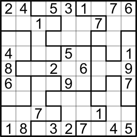 Sudoku Puzzle Types