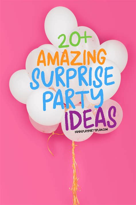 Surprise Party Ideas