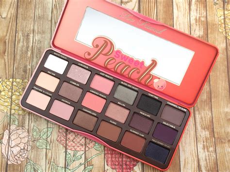 Sweet Peach Too Faced Eyeshadow Palette Shades