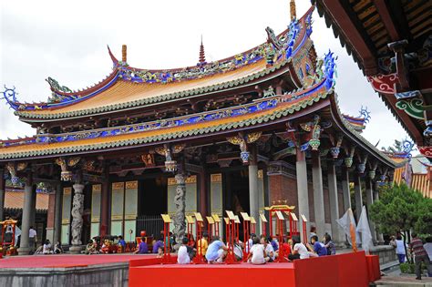 Taipei Confucius Temple, featuring traditional Chinese architecture and design