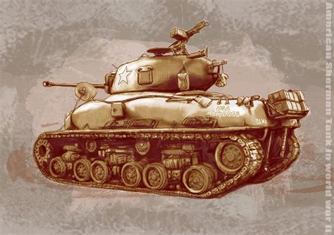 T-90 Tank Drawing