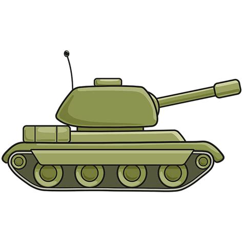 Challenger 2 Tank Drawing