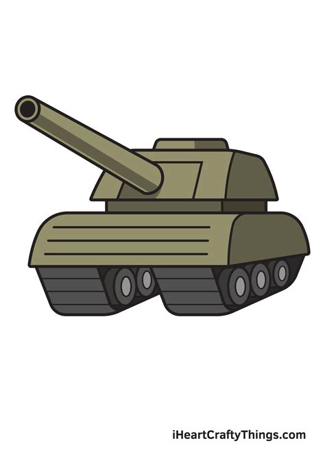 Abrams M1A3 Tank Drawing