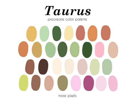 Taurus Color Palette