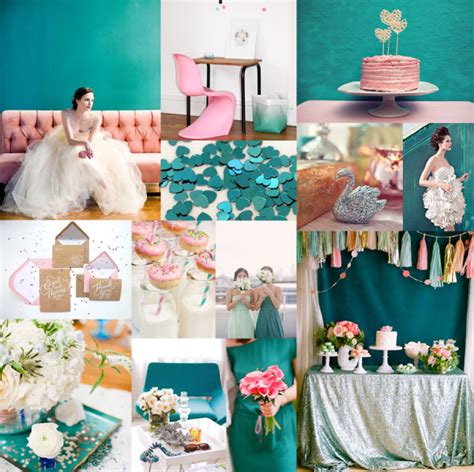 Teal and Pink Design Inspiration