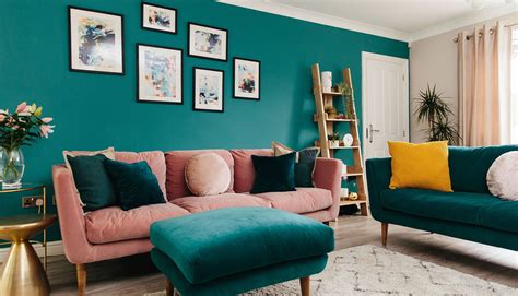 Teal and Pink Home Decor