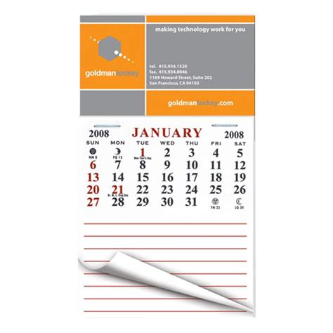 Tear Away Calendars for Business