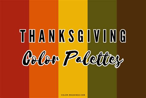 Thanksgiving Color Scheme Ideas