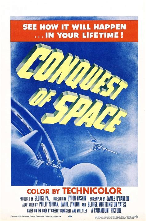 The Conquest of Space Poster