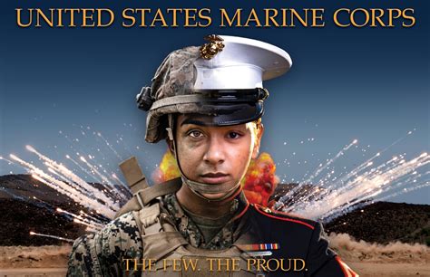 The Few, The Proud US Marines Bumper Sticker